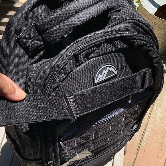 Deluxe Skater Backpack with side pockets Black New Boutique main image 13